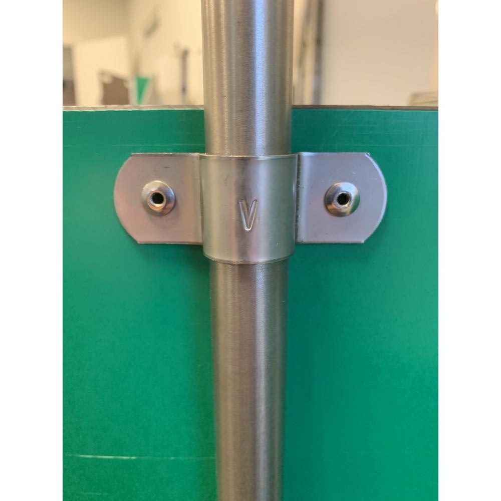 Sadelbøjle i rustfrit stål 1/2" Sadelbøjle af rustfrit stål 1/2"
